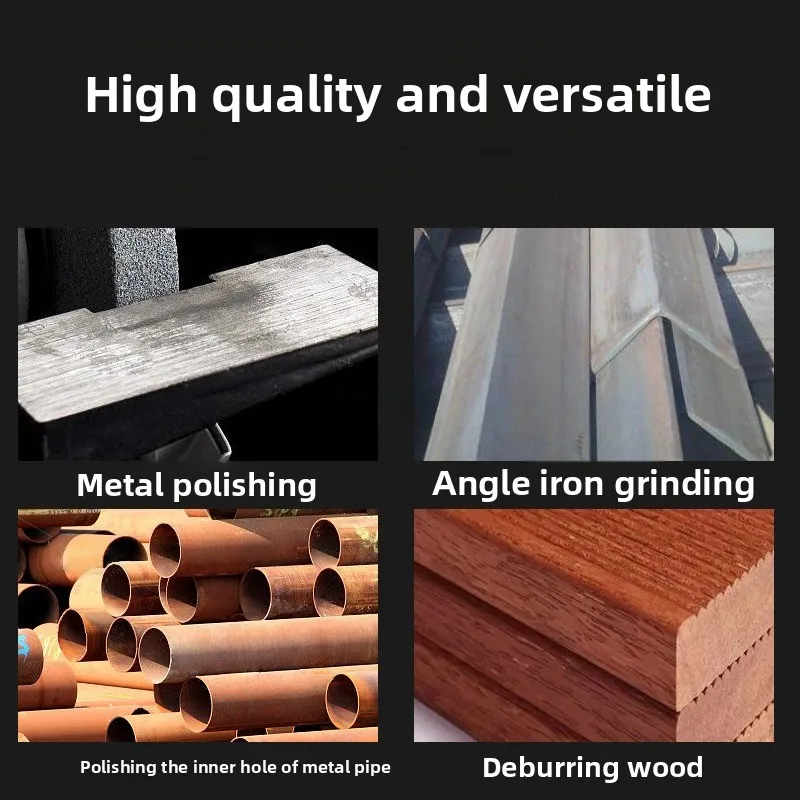 Mushroom Shaped Non-Woven Polishing Wheel with Shank for Wood Metal Brushing Finishing Abrasive Tool