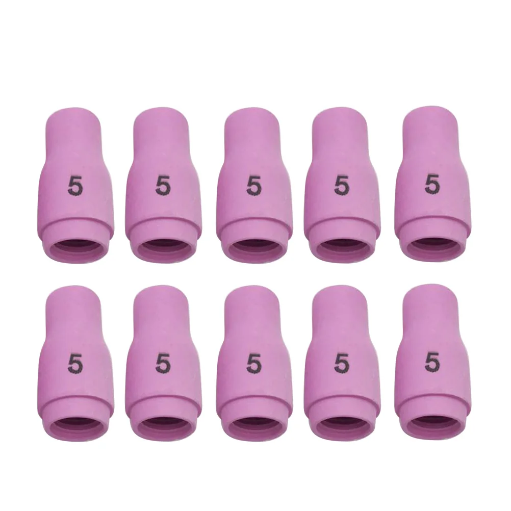 

10Pcs Argon Arc Welding Ceramic Nozzles Low Burn Loss Compatible with Wp9 Wp17 Wp18 Wp25 Wp26 Tig Welding Torch