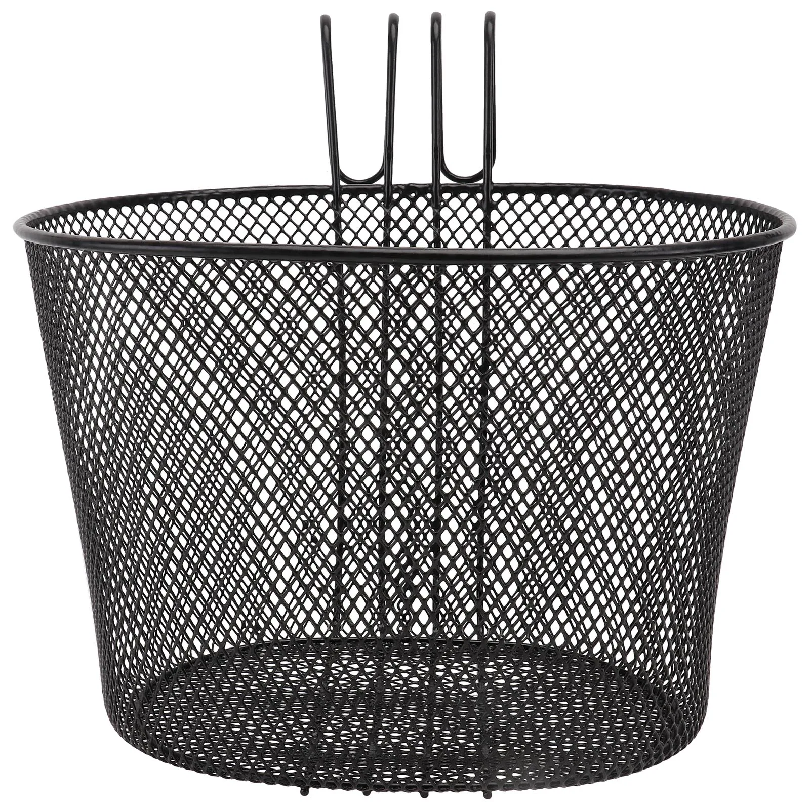 Hook Basket Durable Iron Basket Detachable Hanging Bike Basket Front Handlebar Bike Basket Random Style