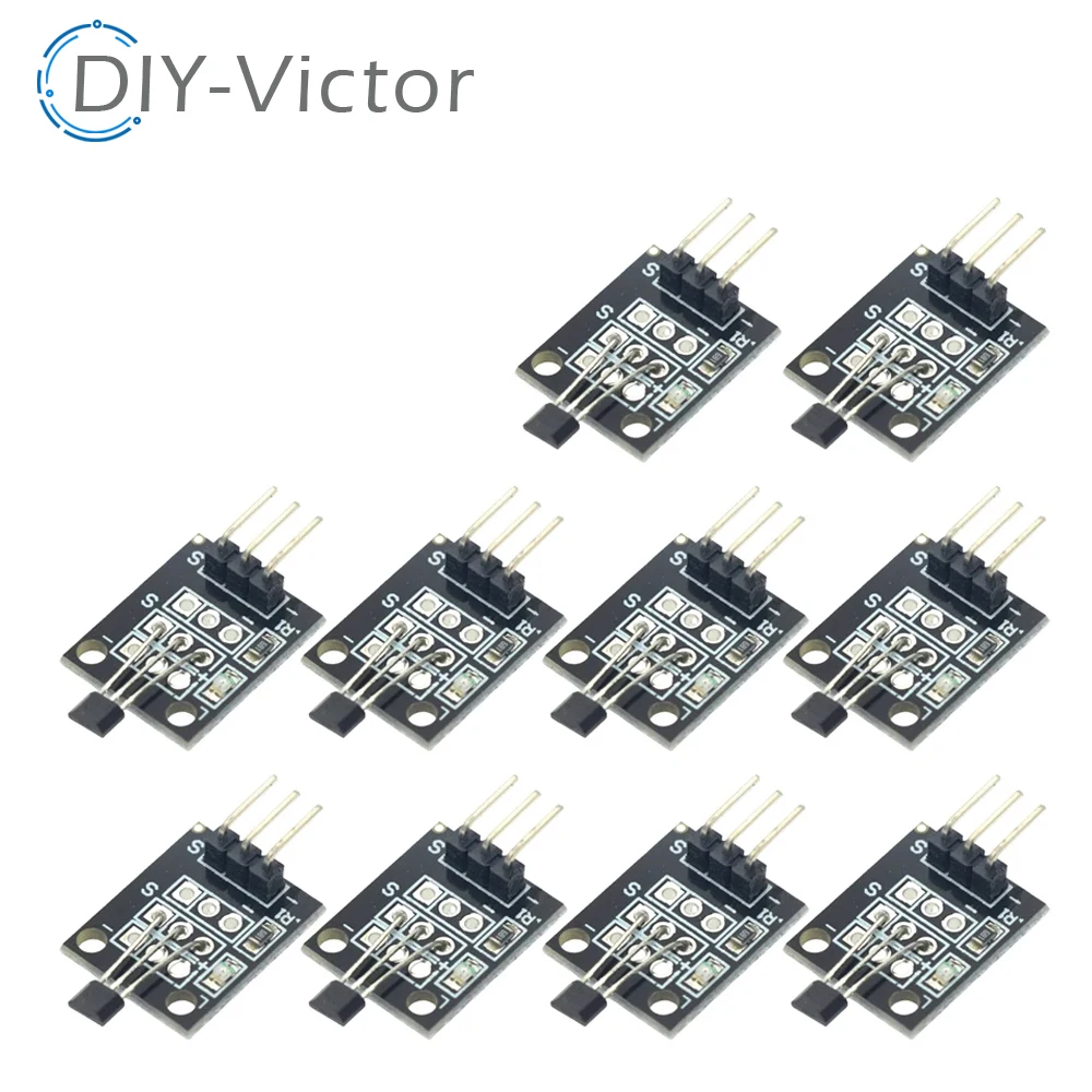 1/5/10PCS KY-003 Modulo sensore magnetico Hall, per Arduino AVR Smart Cars Starter Kit fai da te