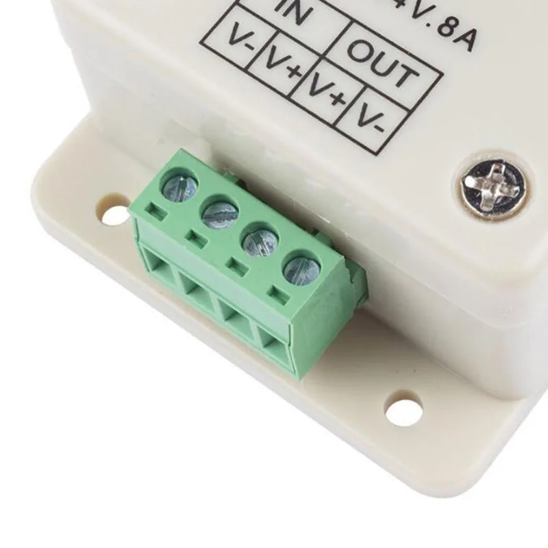 Brilho ajustável LED Light Dimmer Switch, Controlador de Alimentação, Lâmpada Faixa Driver, DC 12V, 24V, 8A, D1