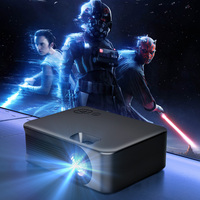 YERSIDA A30 Mini LED Projector WIFI Synchronous Mobile Phone Smart TV Home Support Full HD Portable Outdoor Projectors Theater