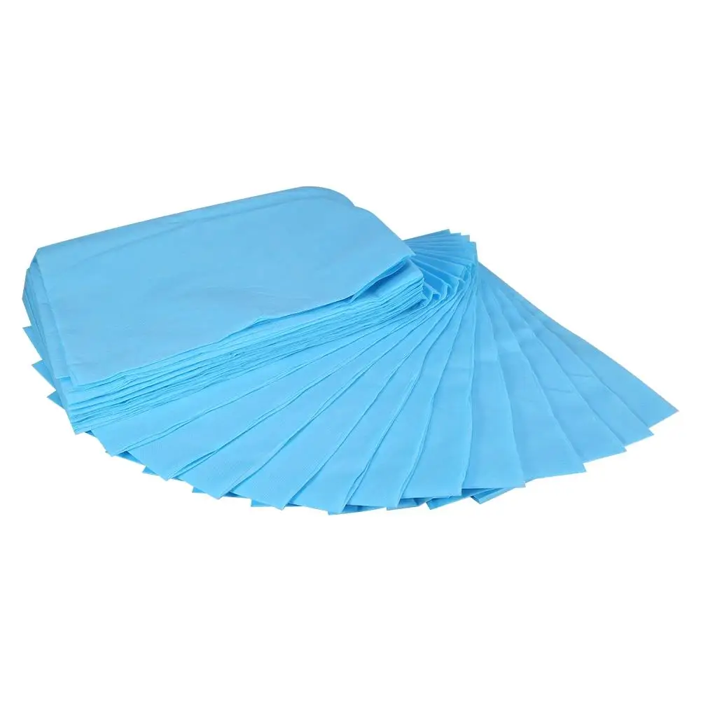 10Pcs 80*180cm Disposable Spa Bed Cover, Waterproof Non-Woven Cotton Table Sheet for Hotels - Anti-Dirt