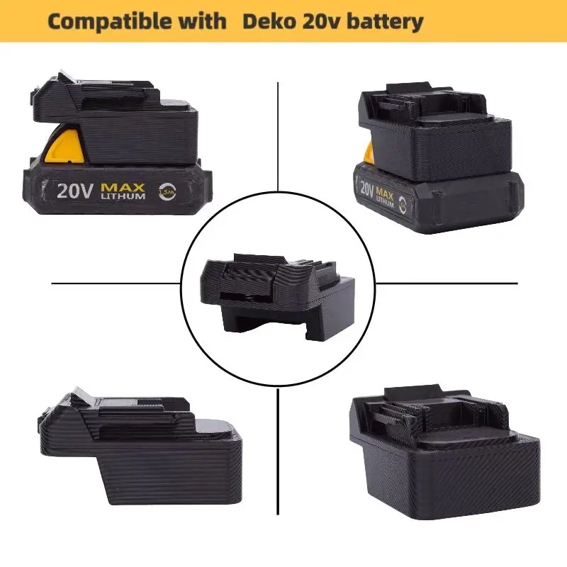 Battery Adapter For Deko 20v Li-ion  Converting To Makita  Tools Converter（Adapters Only）