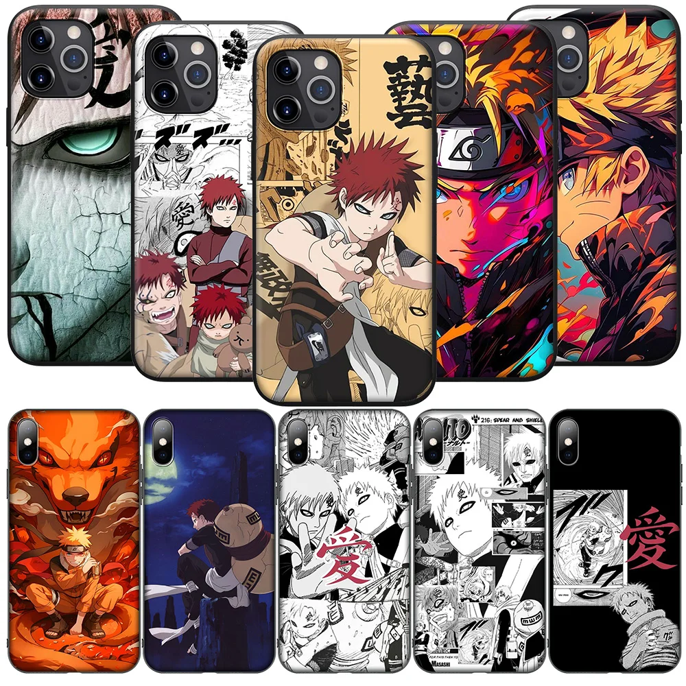 Uzumaki Gaara New High-End Soft Case for iPhone 16 15 14 13 7 8 Pro Max Mini Plus