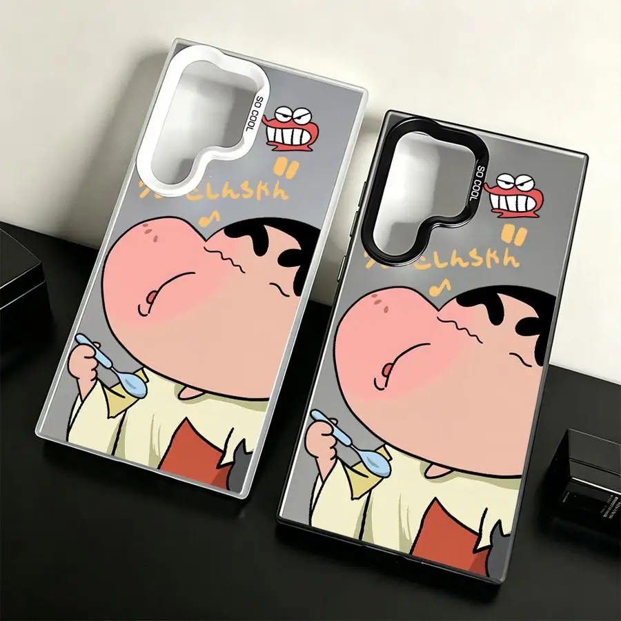 S-Shin C-Chans Phone Cover Case for Samsung Galaxy S26 S22 S23 Note 20 Ultra S24 FE S23 Ultra S21 S20 Plus S25 Edge 