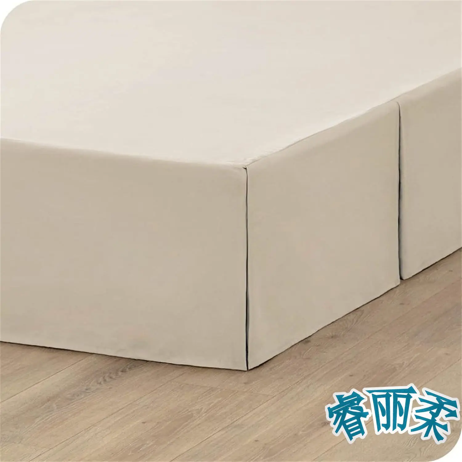 Valance Sheet Bed Base Cover, Box Pleated Design, Soft Microfiber Easy Care Material