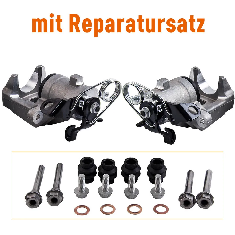 2x Rear Brake Calipers FOR Audi A3 Hatchback 8L1 TT 8N3 1J0615423 / 1J0615424