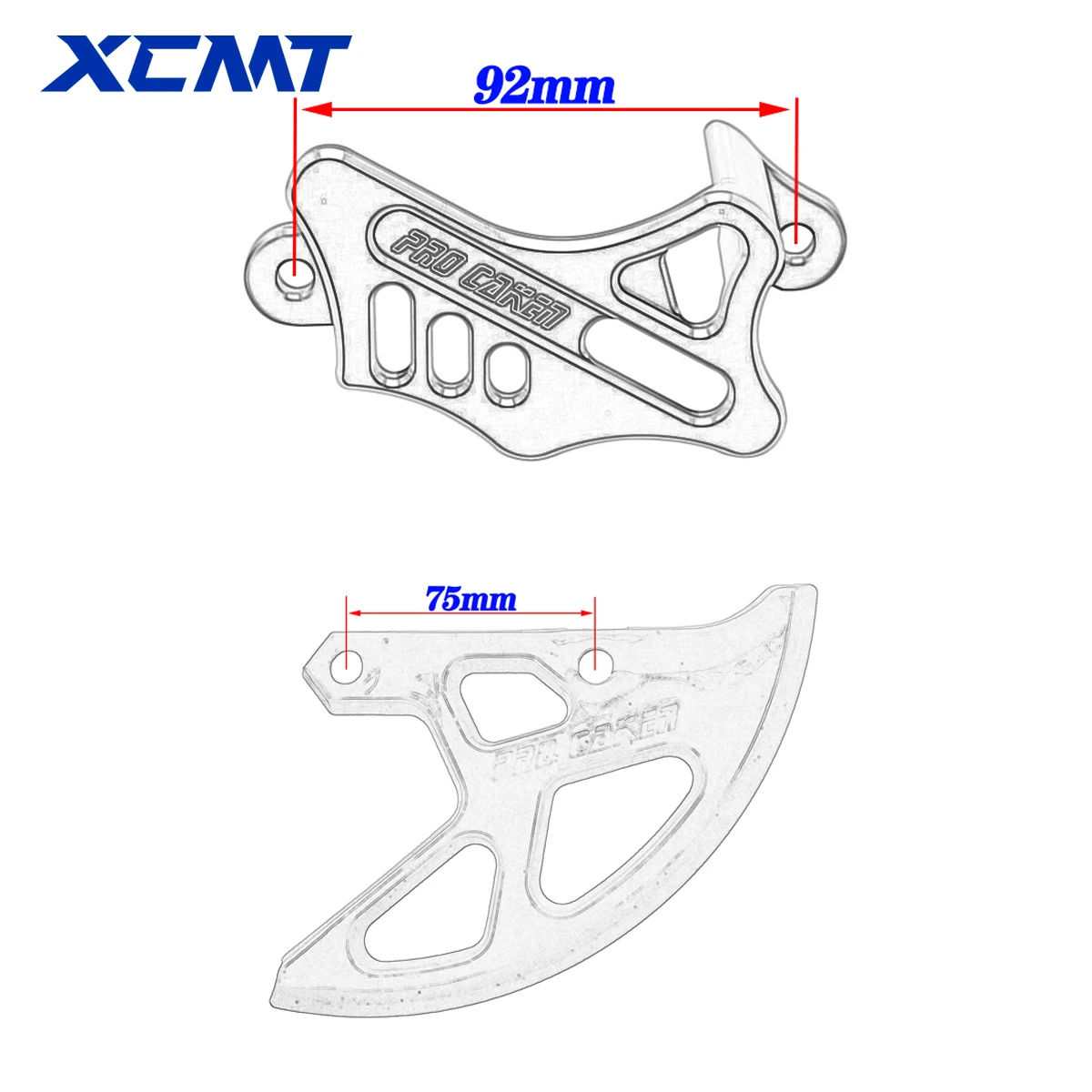 Rear Brake Caliper Guard Protector For Honda CR 125 CRF 250 450 250R 450R 250X 450X 250RX 450RX KAYO T4 T6 BSE Universal Parts