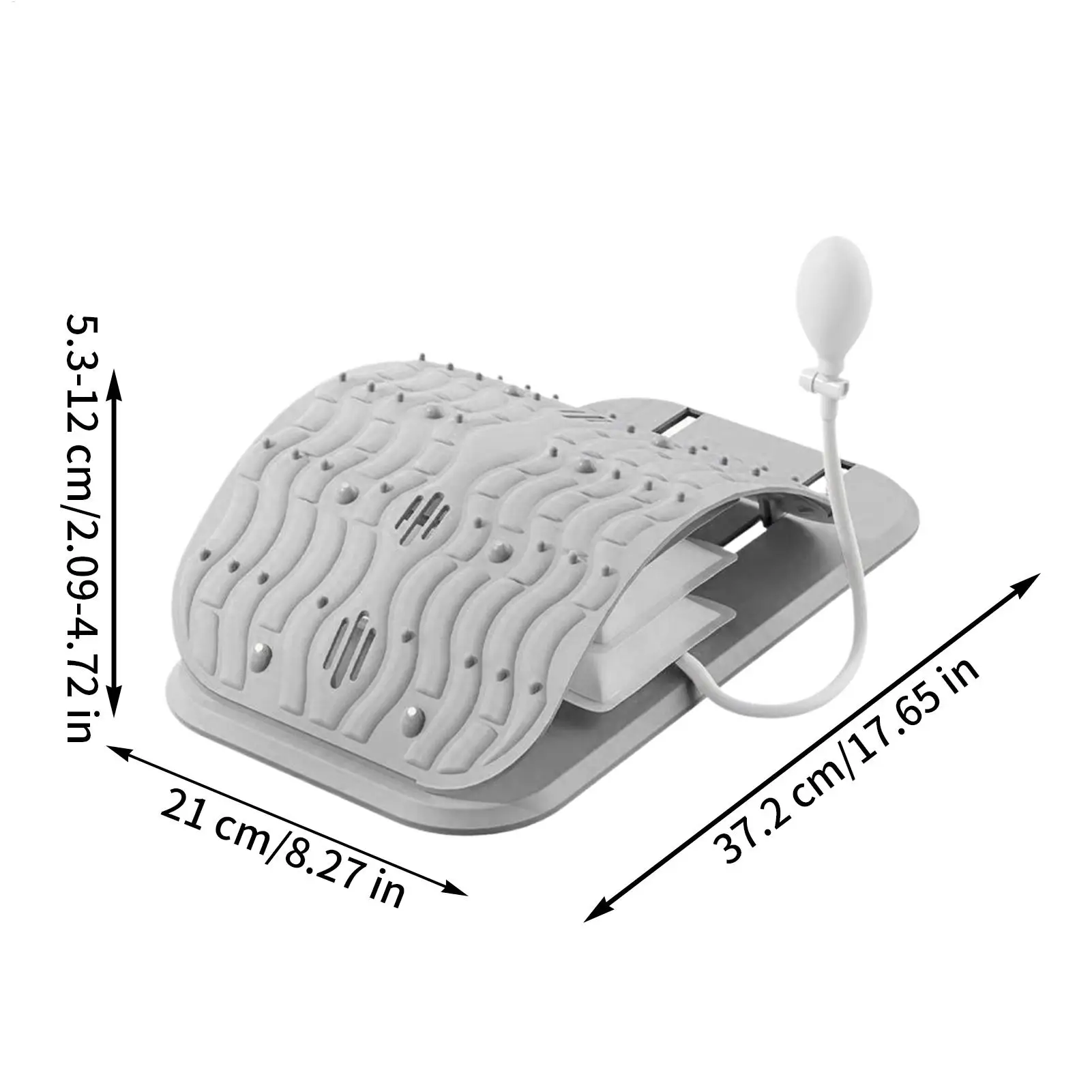 العمود الفقري نقالة تمتد قابل للتعديل مصحح أسفل قطني الظهر العمود الفقري نقالة لممارسة الكتف الجسم العضلات الجنف #6