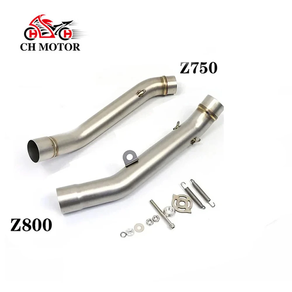 Motorrad Auspuff Escape Auspuff Kontakt Mittleren Link Rohr z750 z800 Für KAWASAKI Z800 2013-2016 Z750 2007-2014