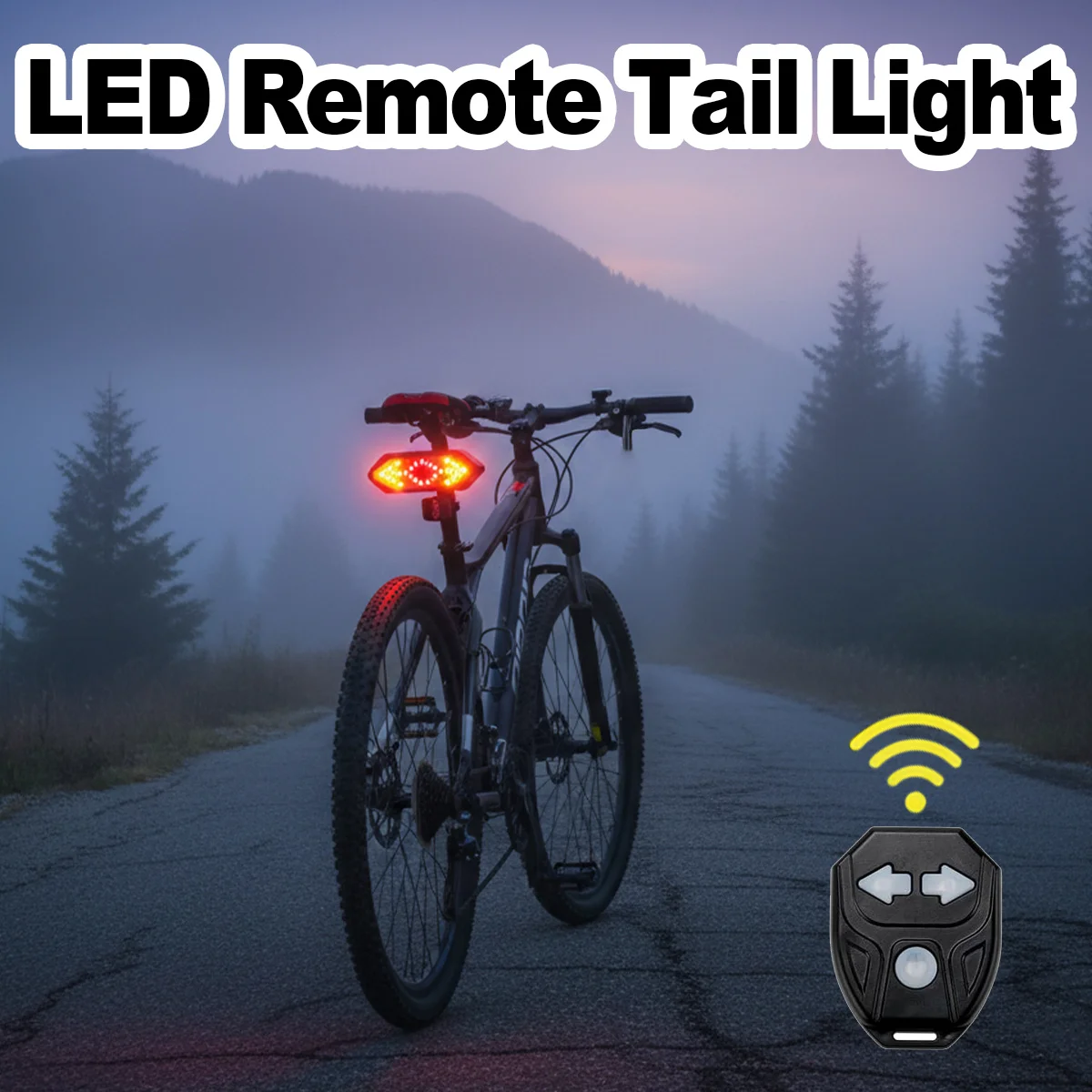 

Беспроводной светодиодный задний фонарь для велосипеда с USB-зарядкой, для горных и дорожных велосипедов, для ночной безопасности, аксессуар для велосипеда, лампа