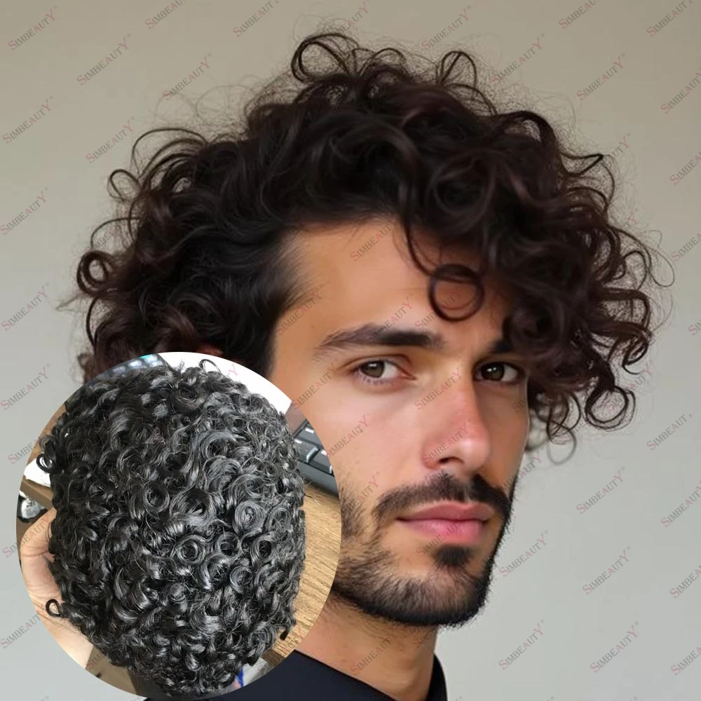 

Супер натуральные 18 мм человеческие волосы, европейские мужские капиллярные протезы, парики для мужчин, 1B50 # 1B80 # Серые мужские парики для волос