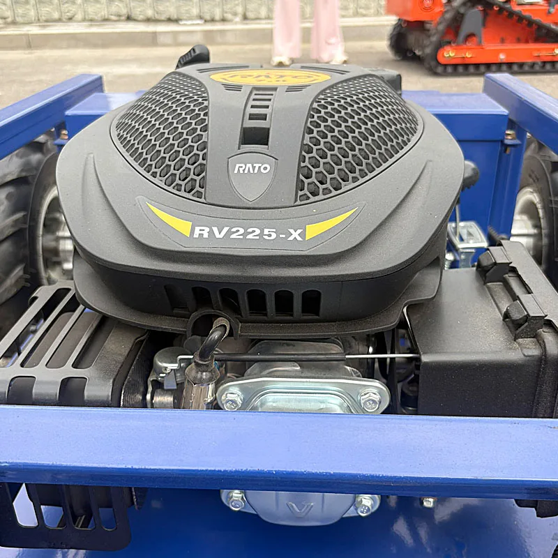 Customized CE EPA Approved All Terrain Grass Cutting Machine Agriculture Rubber Tracks Remote Control Robot Lawn Mower