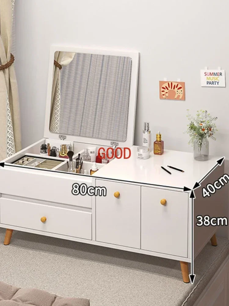 Mirrors Drawer Dressing Table Box Organizer Led Things Dressing Table Orgnaizing Bedroom Living Room Tocador Maquillaje Vanity