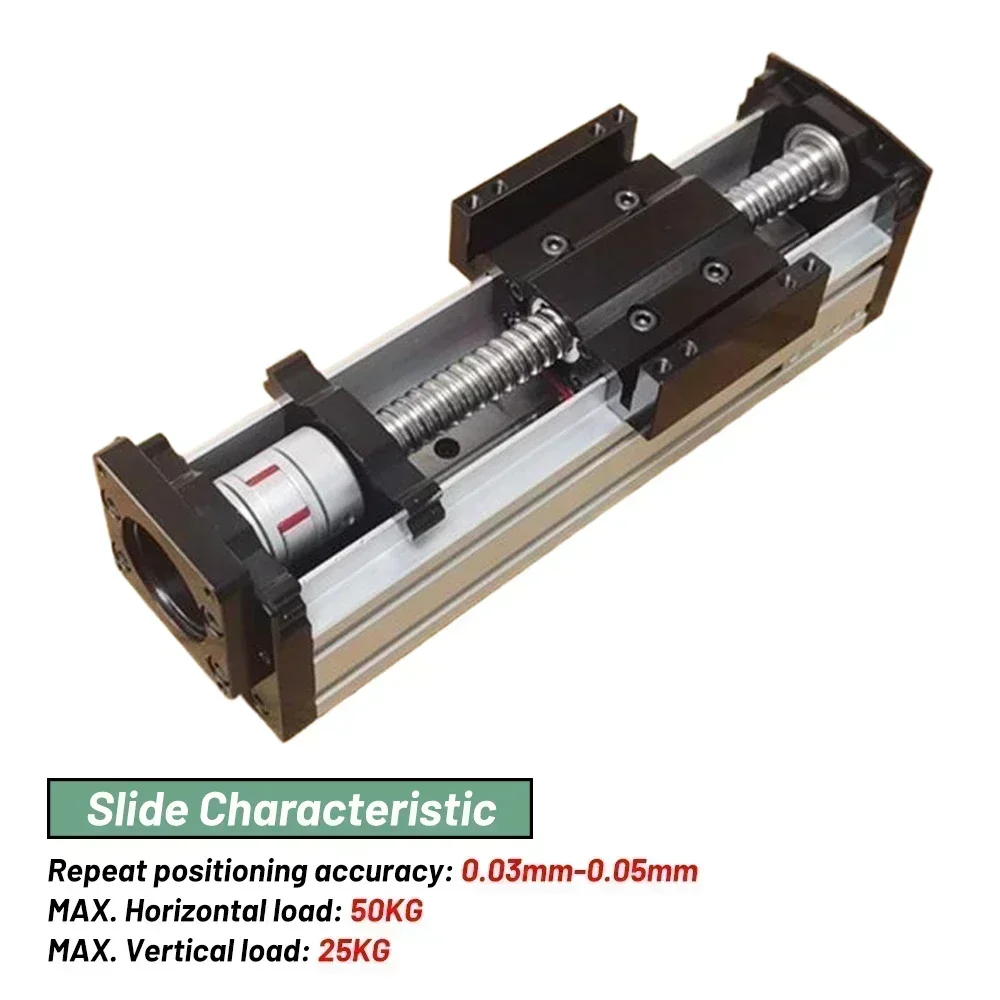 CNC Fully Enclosed Sliding Table 70mm Wide Ball Screw Linear Guide XYZ Axis Stage with Dust Cover Actuator Sliding Table