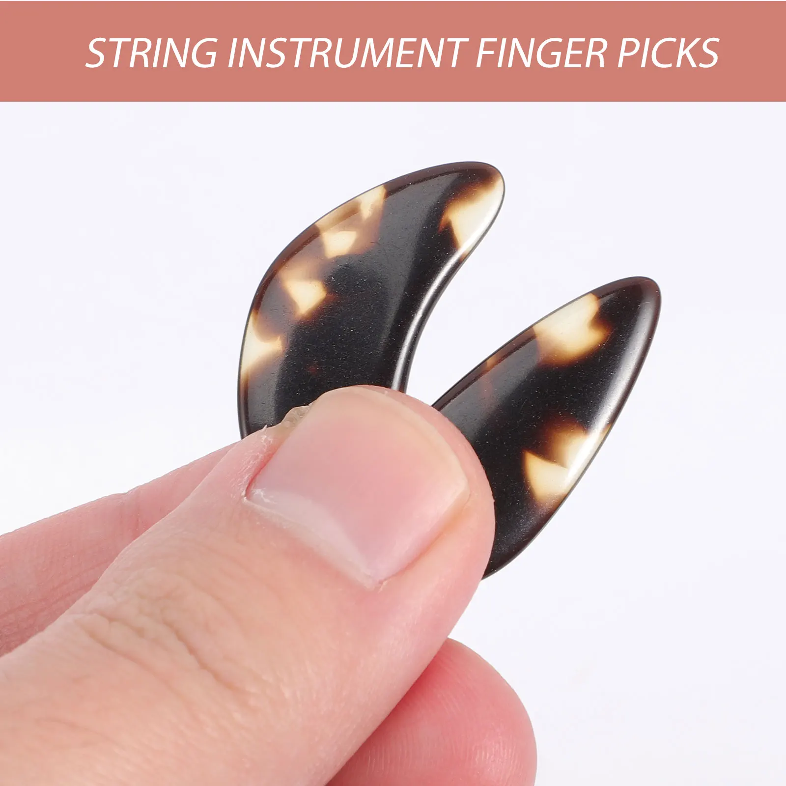 

8 Pcs Finger Covers Protection for Tips Guzheng Nails Fake Guard Plastic Protectors Child