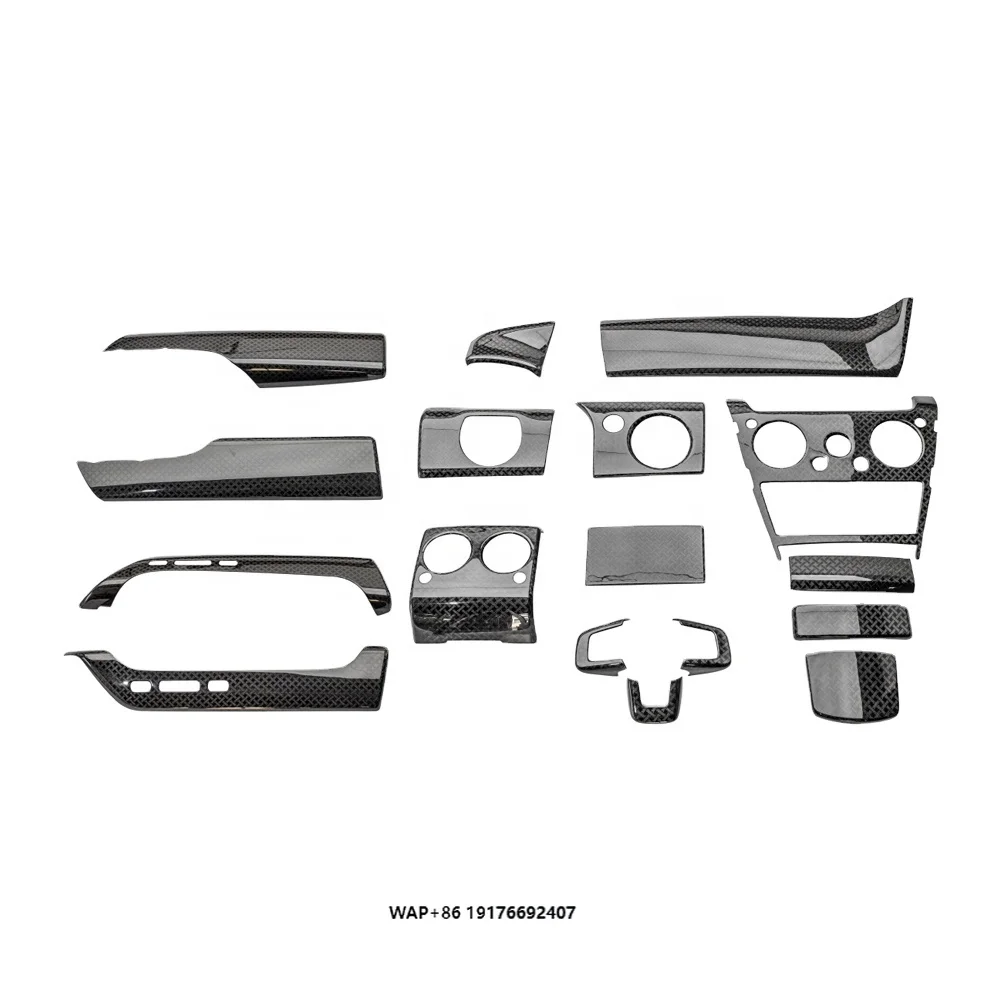 2018-2024y Cullinan Old Upgrade to New B Model Carbon Fiber Car Auto Interior Kits Parts Accessories for Cullinan