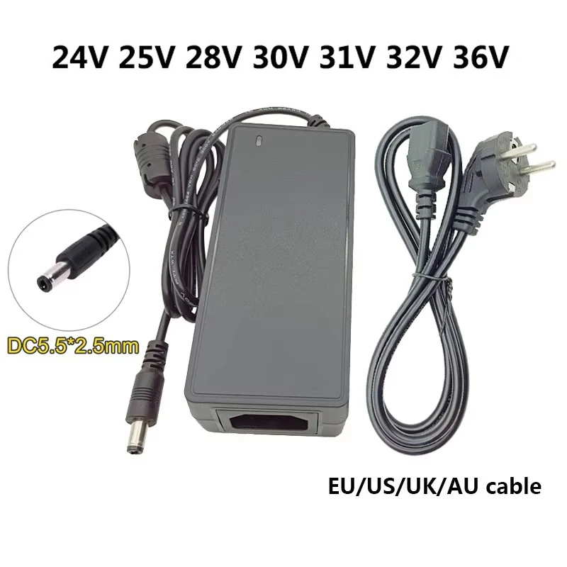 DC24V 6A AU UK 36 V Universal AC DC Power Supply 25V 30V 32V 5A 24V 4A 5A 28V Power Supply 31V Switching Transformer 36V5A