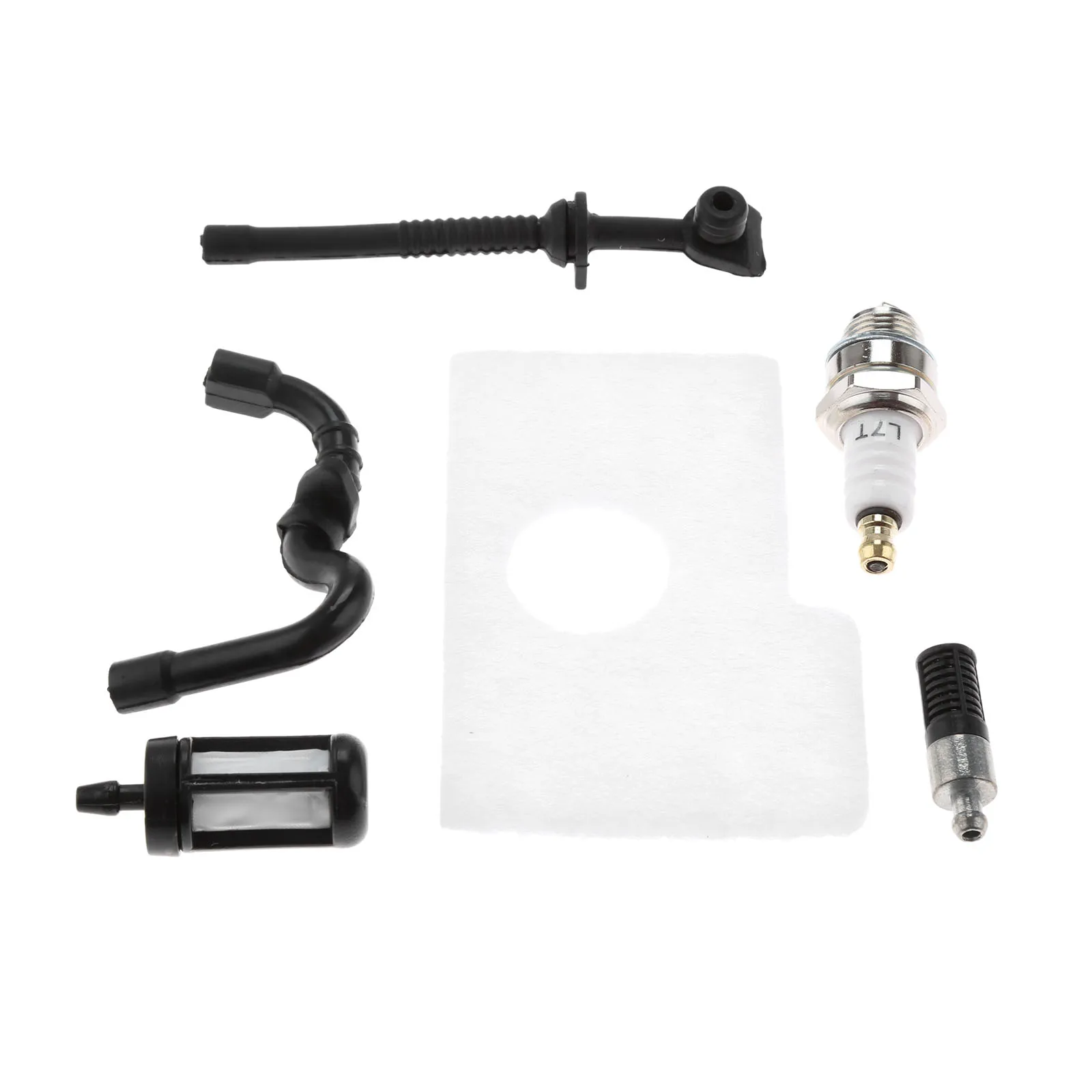 DRELD-filtro de aire de 6 unids/set, Kit de bujías de filtro de línea de aceite combustible para Stihl 017 018 MS170 MS180 MS 170 180, piezas de repuesto para motosierra