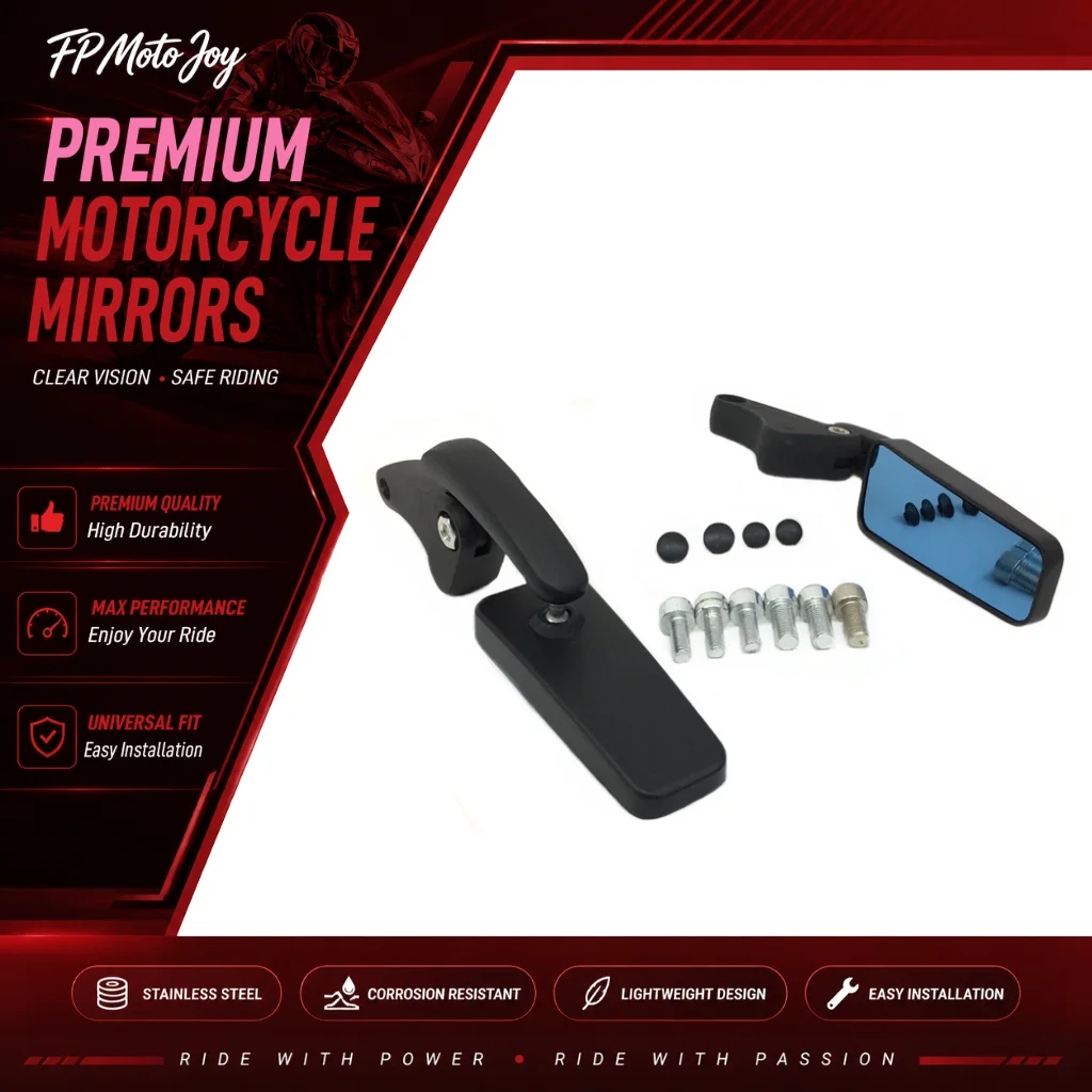 8/10MM Thread Motorcycle Iron Rearview Mirrors Universal for Honda Hornet Series NC750X CB Series CFMOTO 250NK CLX700