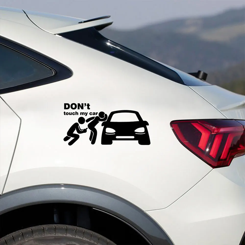 Funny Car Sticker Dont Touch My Car Decals Stickers Creative Auto Decal Exterior Decoration Car Window Accessories - view 6