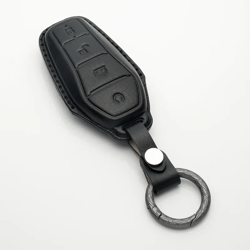 Suitable For BYD ATTO3 SEAL DOLPHIN E2 E3 D1 CHAZOR Leather Key Cover