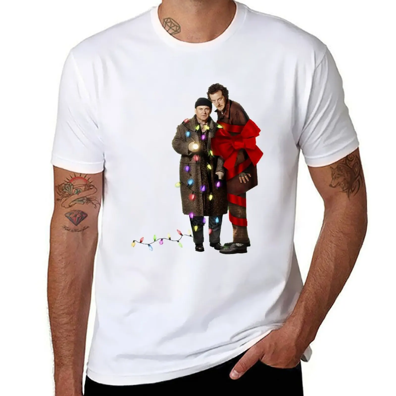 

Christmastime Harry and Marv Premium T-Shirt man t shirt cotton man t shirt graphic man t shirts cotton T-Shirt