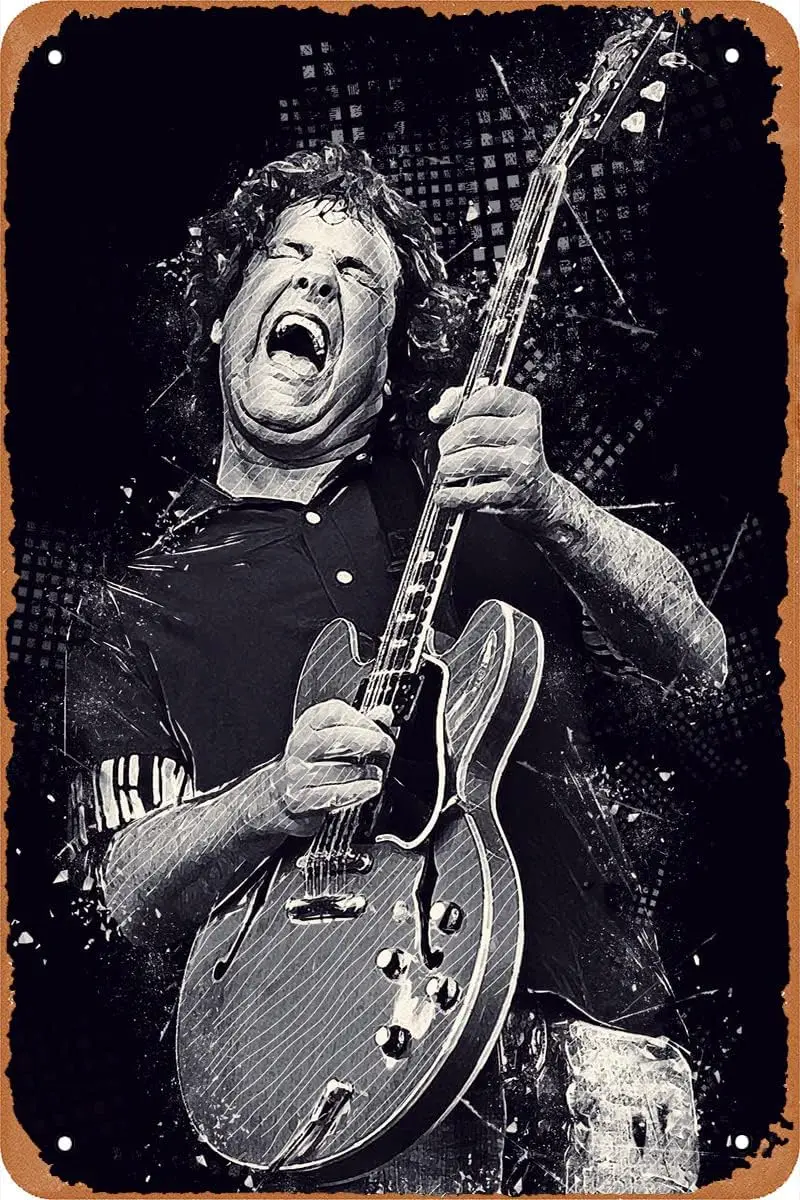 Gary Moore Plaque Poster Retro Wall Tin Sign Vintage Metal Sign for Home Bar Pub Wall Decor 8x12 inch sign