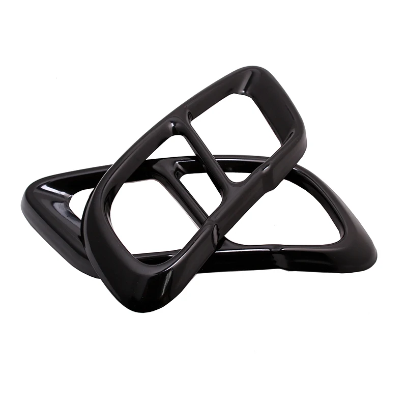 Exhaust pipe tail throat accessories for BMW X5 G05 X6 G06 X7 G07 2019-21 Bright black Car Tail pipes Exhaust Pipe Muffler Cover