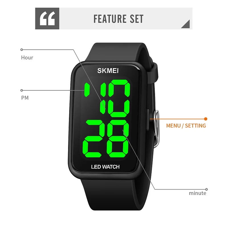 Nowe mody Sport cyfrowy zegarek Top marka SKMEI zegarki męskie Led Light zegarki elektroniczne dla mężczyzny kobiety zegar mężczyzna Relogio
