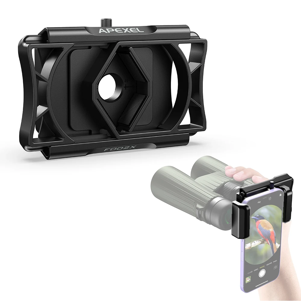 APL F002X Upgraded Phone Adapter for Telescope Microscope Binoculars Monocular