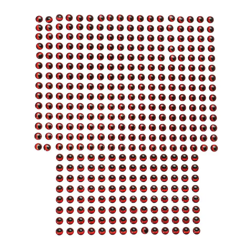 

300pcs/set DIY Fly Tying Eyebrow Eyeball Down Fishing 3D Holographic Fish Lure Eyes Fishing Bait