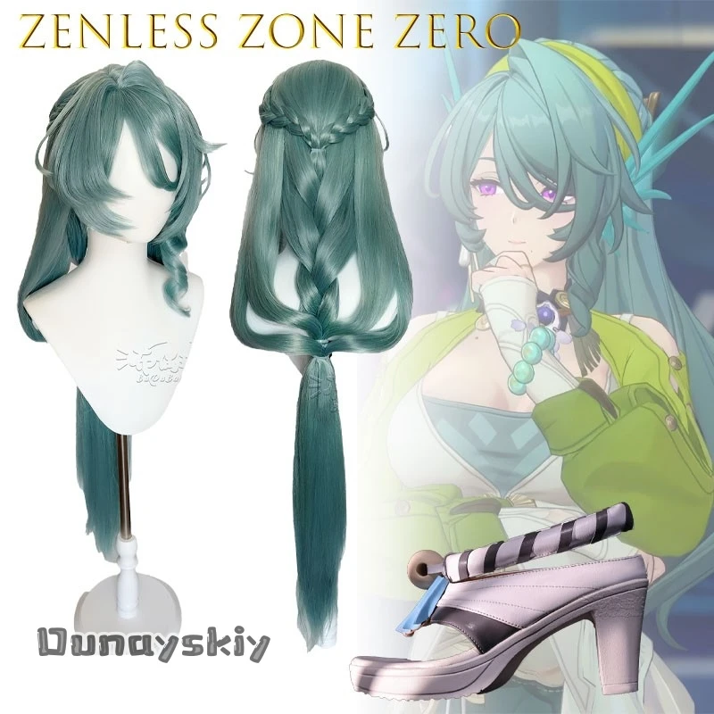 

Zenless Zone Zero Cecilia Cosplay Shoes Anime Game Character Cos Footwear Prop Shoes Heat Resistant Synthetic Hair Anime Wigs