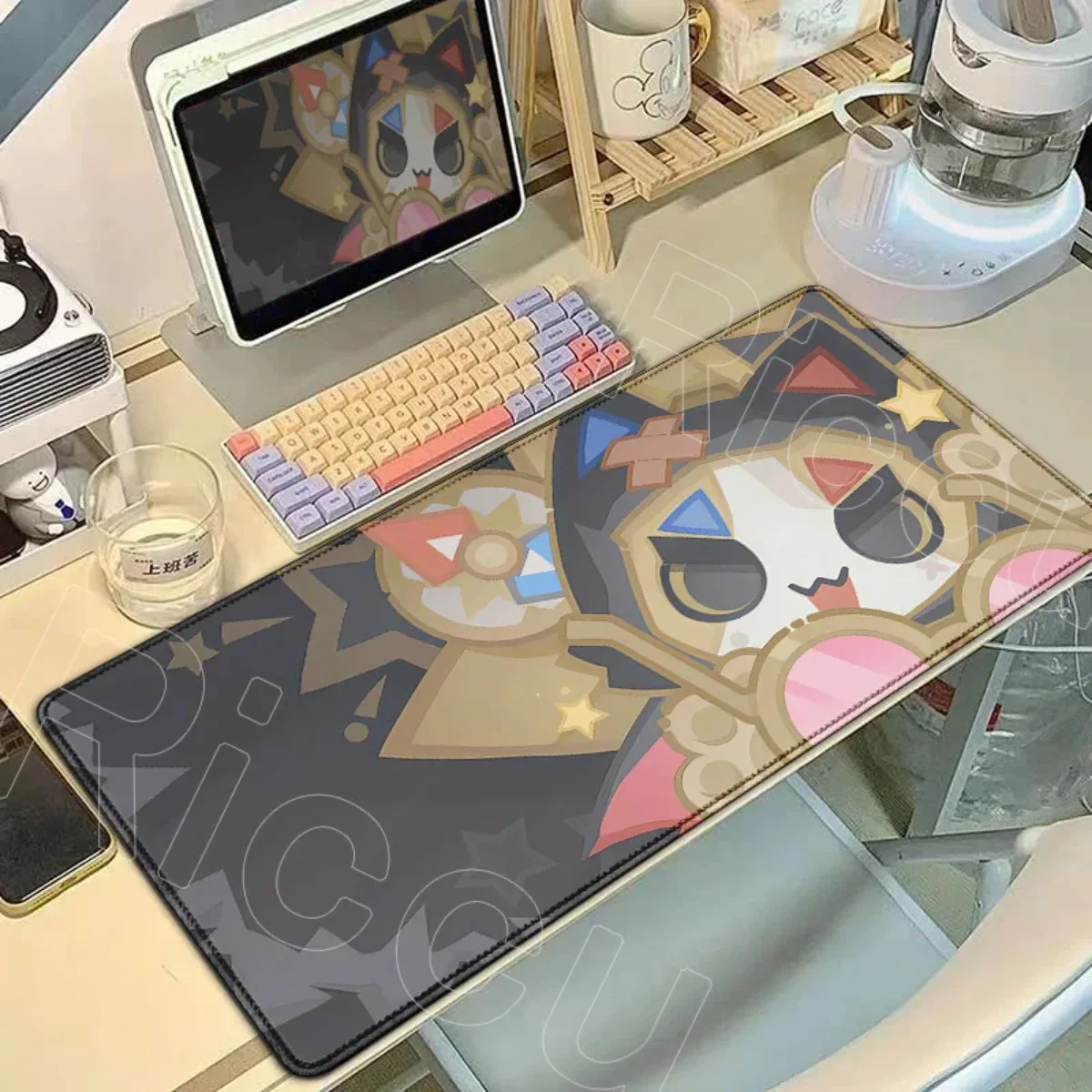 

HD Game Character Pattern Gaming Mouse Pad Non-Slip Desk Mat E-Sports Keyboard Pad for PC Computer Office Home Decor