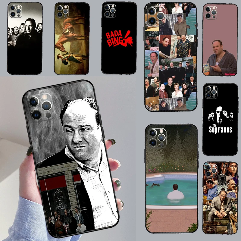 The Sopranos TV Series Case For iPhone 12 11 13 14 15 Pro Max Mini XR X XS MAX 5S 7 8 Plus SE 2022 SE 2020 Cover