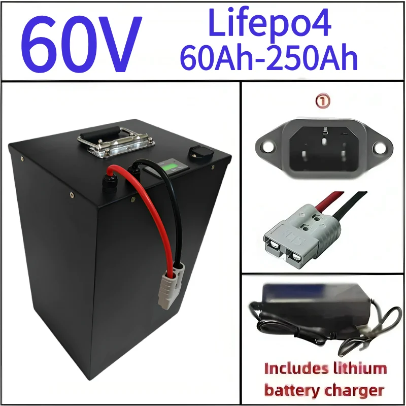 

Baterías JN 60v lifepo4 100ah 60ah 80ah 120ah 150ah 180ah 200ah 20s para sistema Solar híbrido de energía de respaldo de 3000W