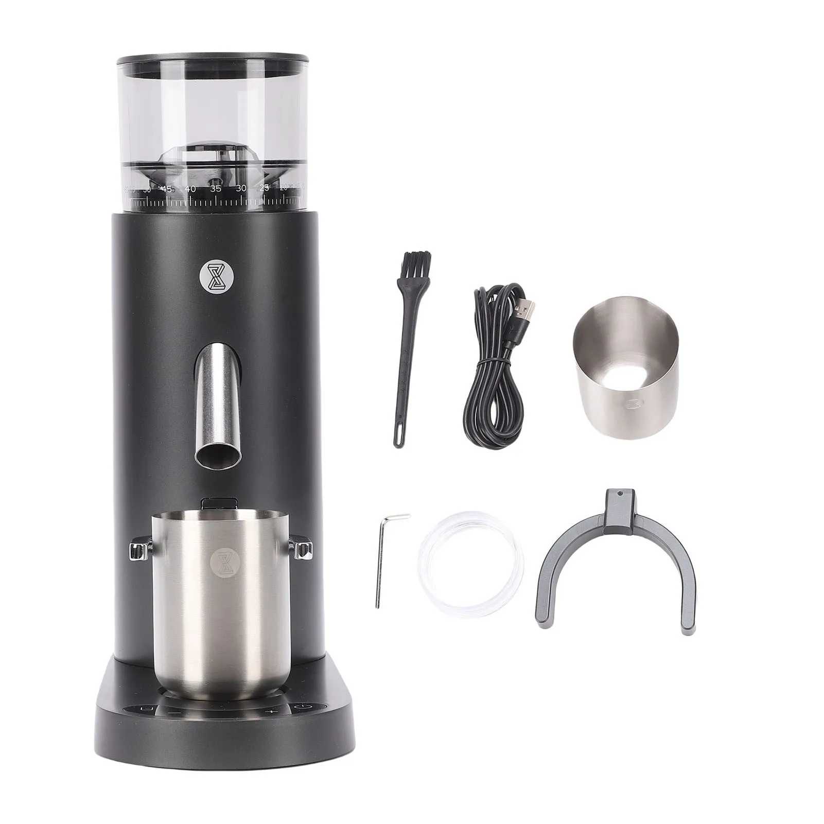Electric Coffee Bean Grinder Stainless Steel Small Coarse/Fine Settings Home & Office Use
