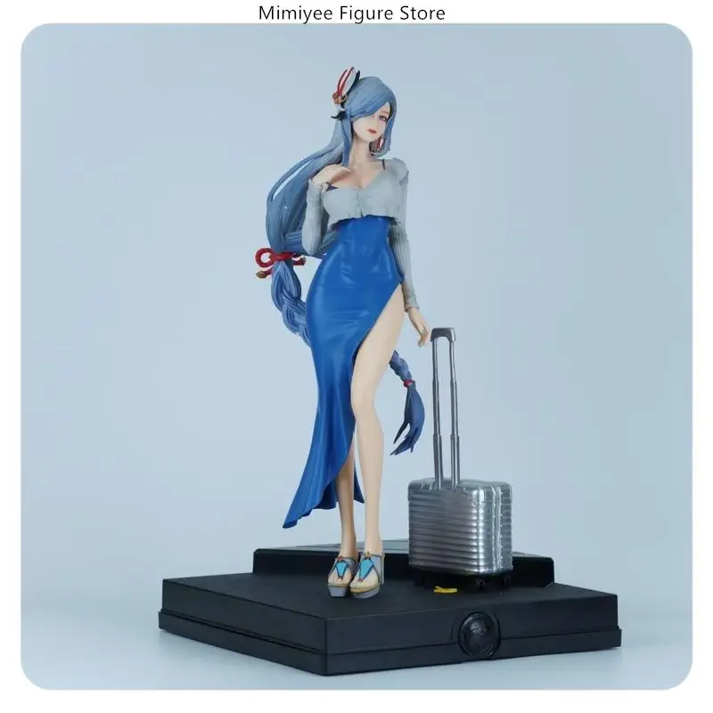 

48 см Genshin Impact Shenhe стоячая поза городская красота аниме фигурка модель статуя