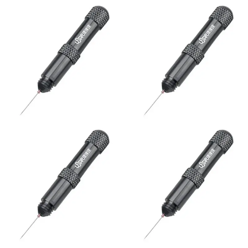 

【ALLOWANCE】4X Mini Metal Glue Applicator Needle For Hobby, Craft, Model And Small Part Dispensing