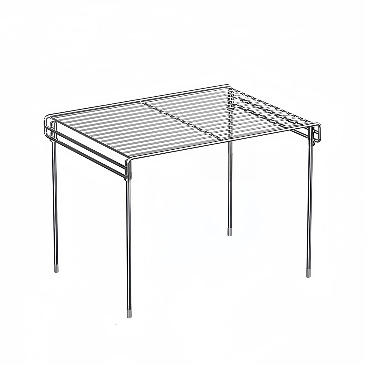 Countertop Microwave Holder Stand Rack with Stainless Steel Material to Organize Microwave and Various Kitchen Essentials