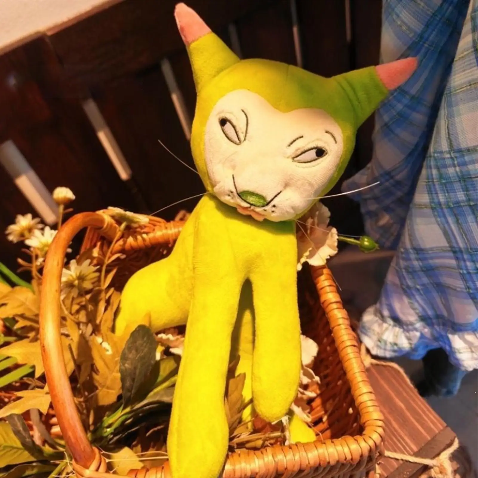 Cartoon Abstract Cat Doll  Funny Bendable Limbs Home Decoration Plush Toys Ugly Cute Cat Girls Birthday Gifts