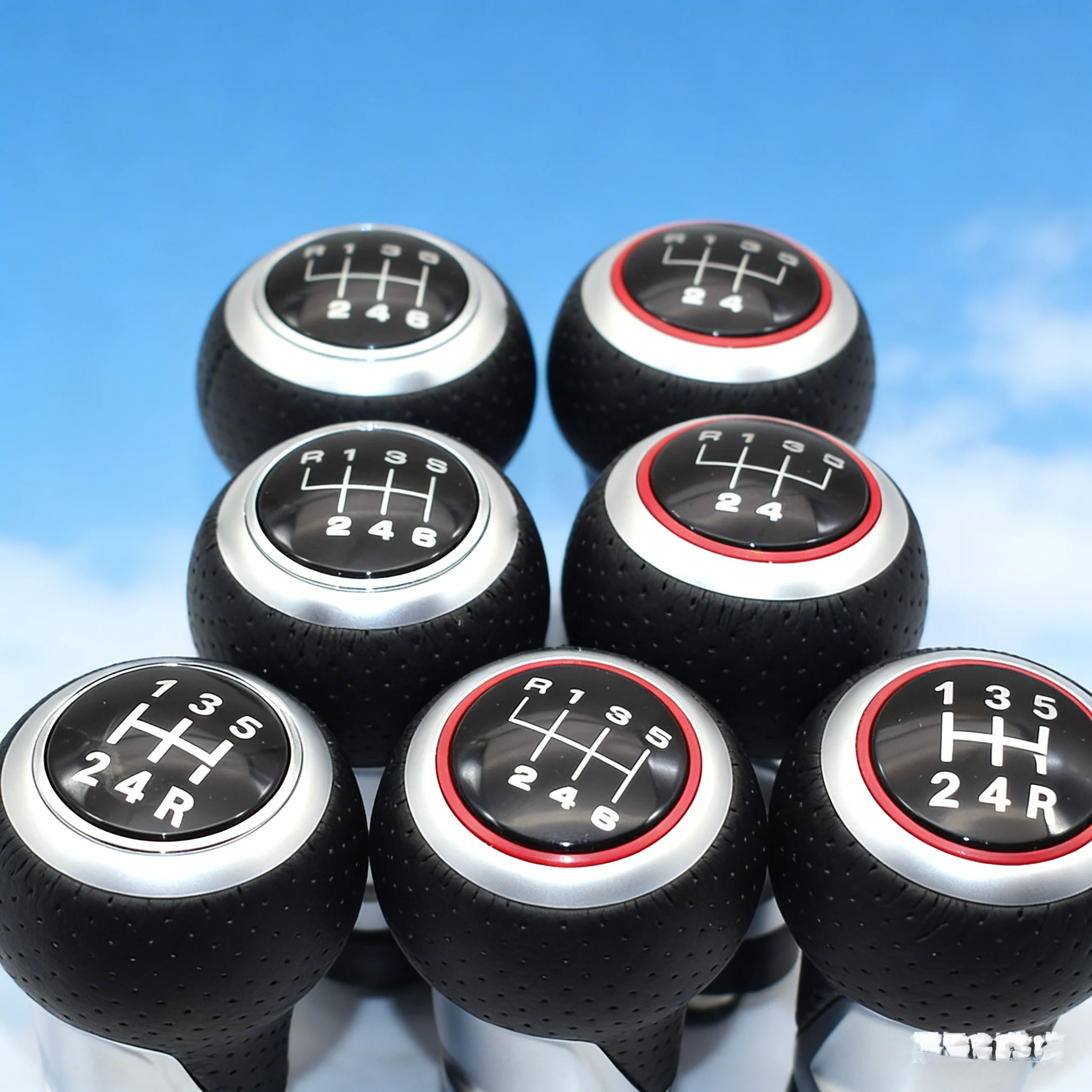 12mm Gear shift knob Lever Stick For Audi A3 A4 B6 B7 B8 A6 S4 8K A5 8T Q5 8R S Line / Ibiza 6J / Seat Leon / Golf MK4 / Passat