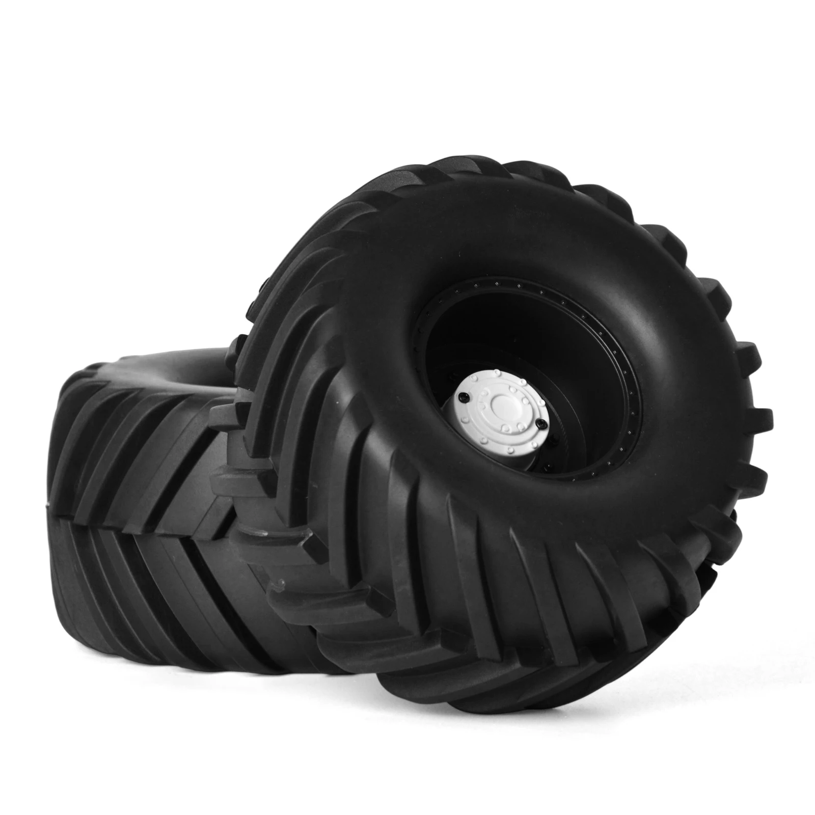 4-częściowy zestaw kół i gumowych opon do zdalnie sterowanego monster trucka w skali 1/10, Tamiya HSP HPI Kyoshima HPI Tamiya