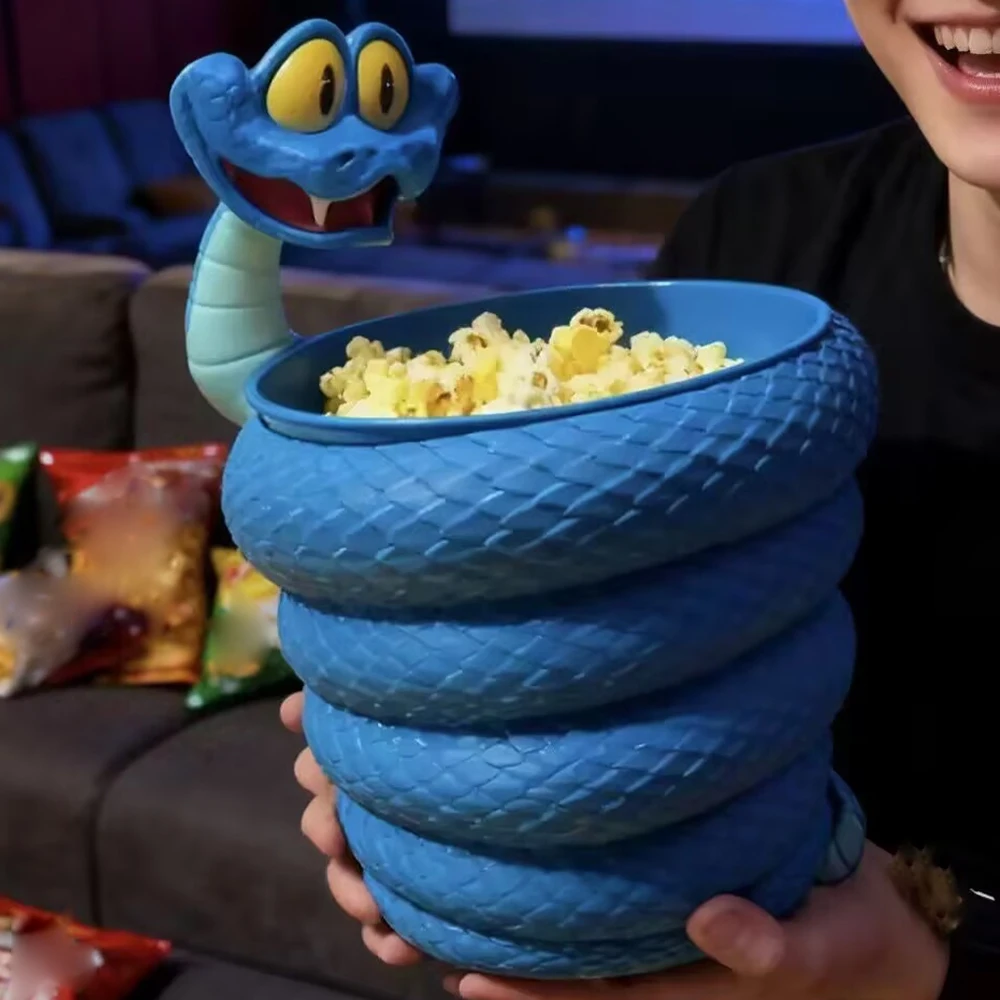

Zootopia Gary A Snake Cartoon Cinema Popcorn Bucket Item Pen Snack Large Capacity Multifunctional Storage Box Christmas Gift