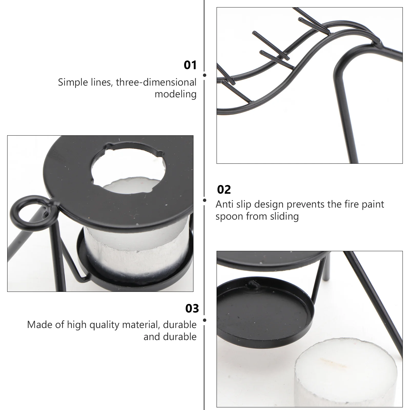 

1 set 1 Set Elf Shaped Melting Stove Portable Rustproof Non-Slip Base For Diy Sealing Wax Furnace Tool Melting Wax Warmer