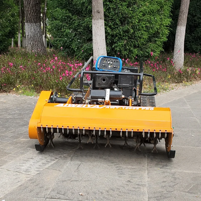 Customized Robot Lawn Mower Multi Height Adjustment Lawn Mower Robot Match Different Lawn Style Park Garden Maintenance