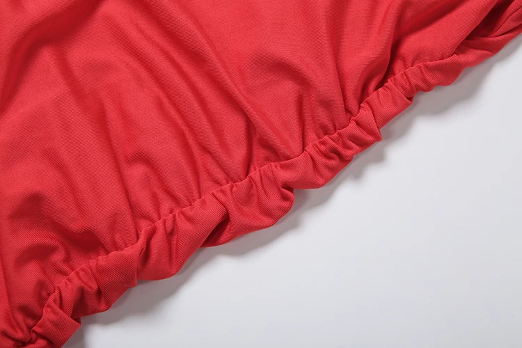 Weird Puss Sexy Minikleid mit tiefem V-Ausschnitt für Damen, Herbsttrend, lange Ärmel, tailliert, figurbetont, Pfirsichfarben, High Street Fashion, Bodycon – Detail 7