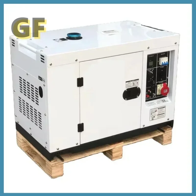 soundproof silent Diesel Generator 220v/380v 60hz 3phase Generator Standby Electric Power Plant 10kw Diesel 10 Kw