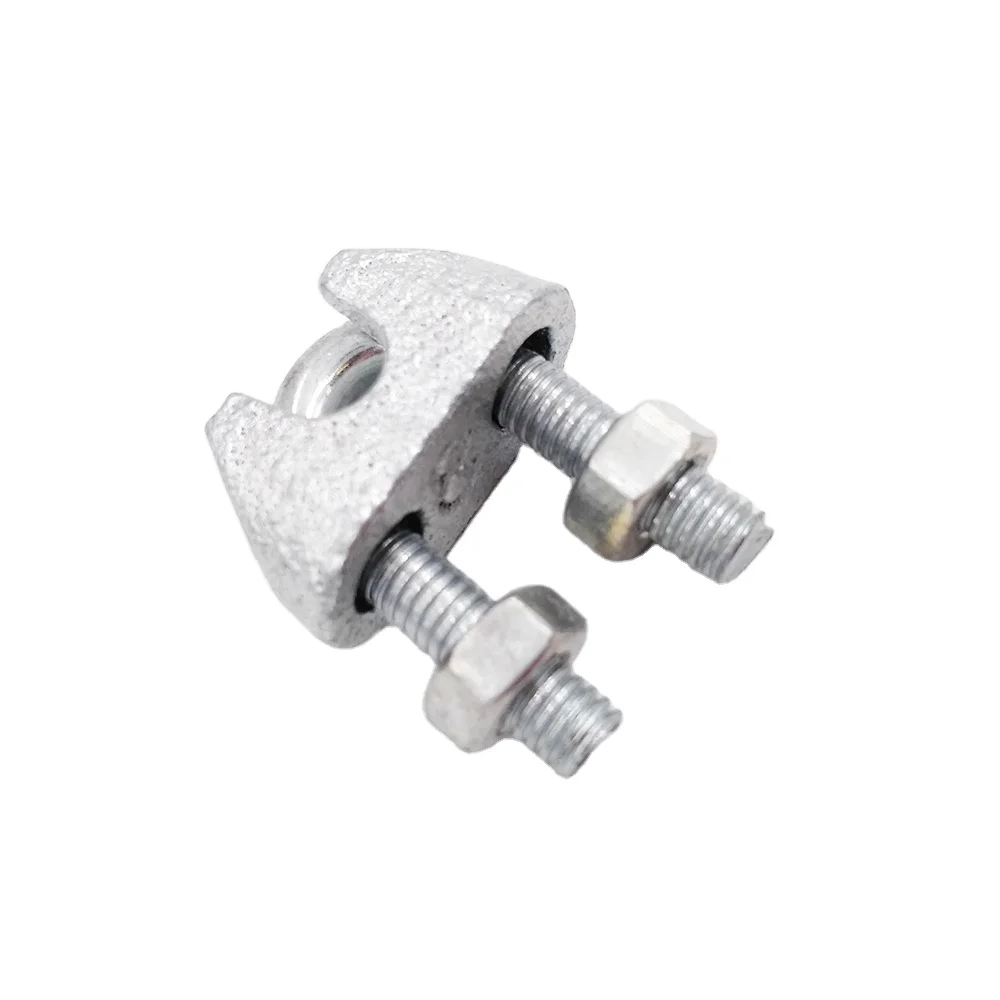 

Cable Clamp DIN741 Standard Wire Rope Clamps Galvanized Cable Clip Rigging Hardware Fittings